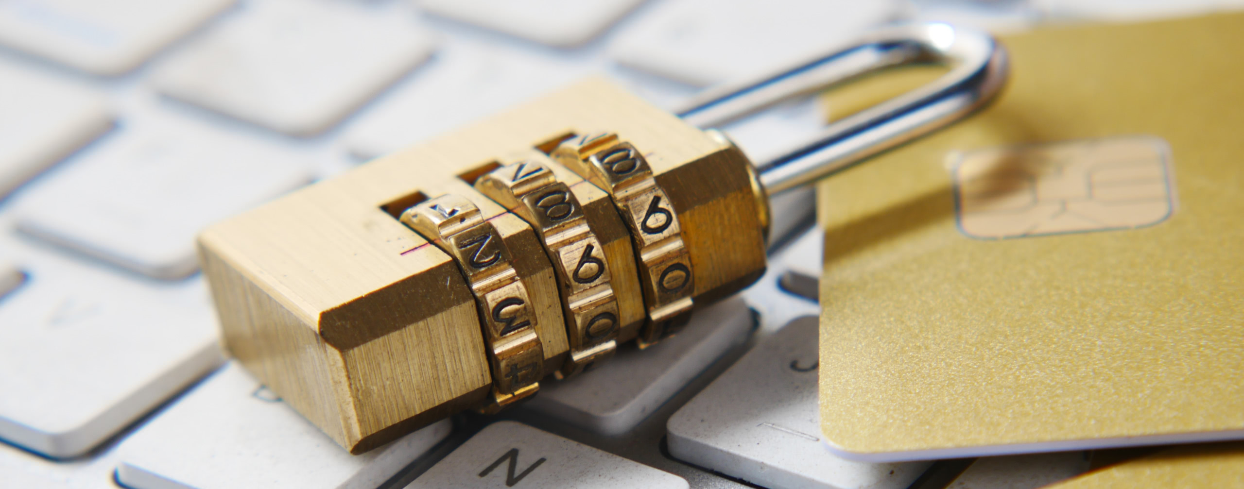 Lock on top of a keyboard